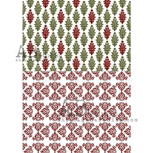 AB Studios Rice Paper Christmas Patterns ABRP 0433