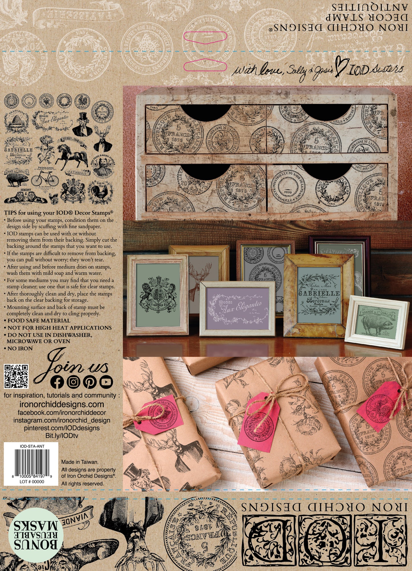 Antiquities Stamp Set by IOD