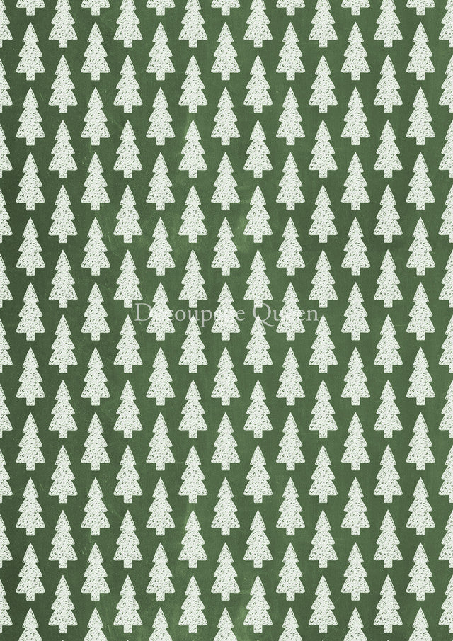 Decoupage Queen Patterned Pines