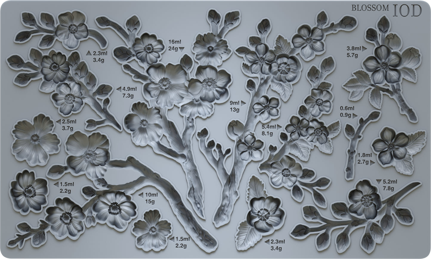 Blossom 6x10 IOD Mould™