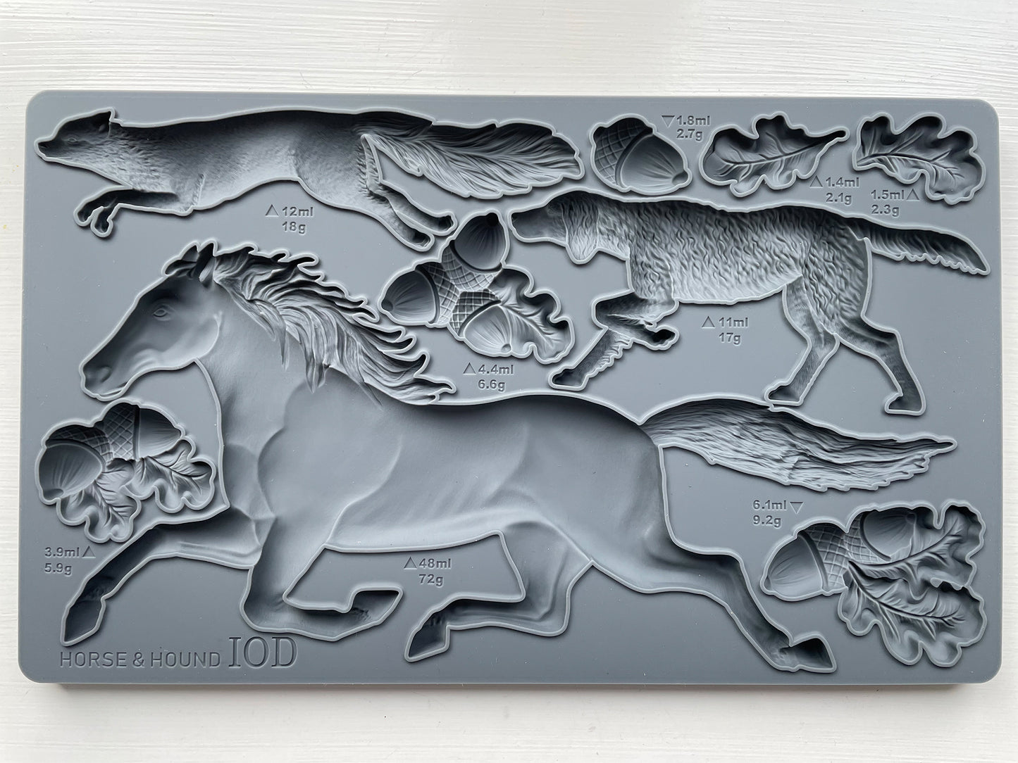 Horse & Hound Decor Mould By IOD