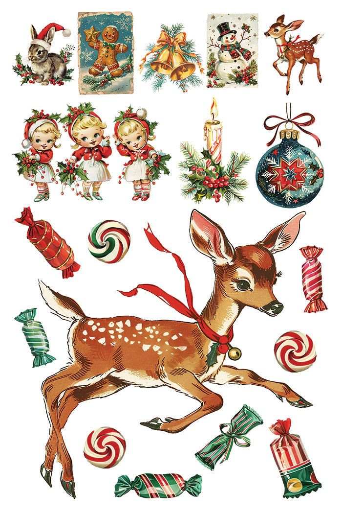 IOD Holiday Release,Kitschy Transfer 8×12 PAD