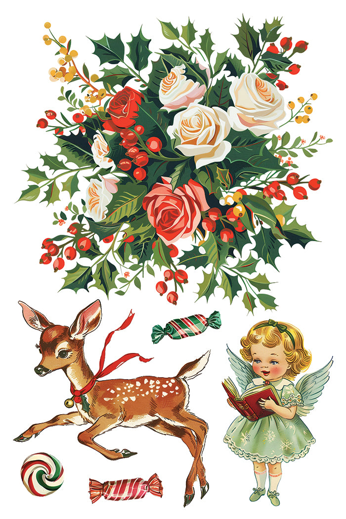 IOD Holiday Release,Kitschy Transfer 8×12 PAD