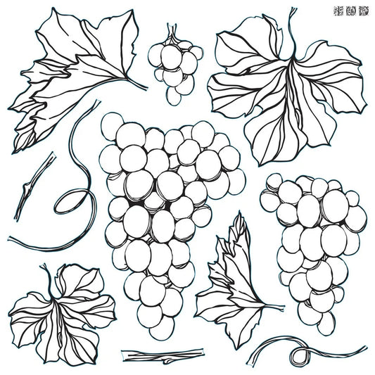 Grapes Stamp Set by IOD