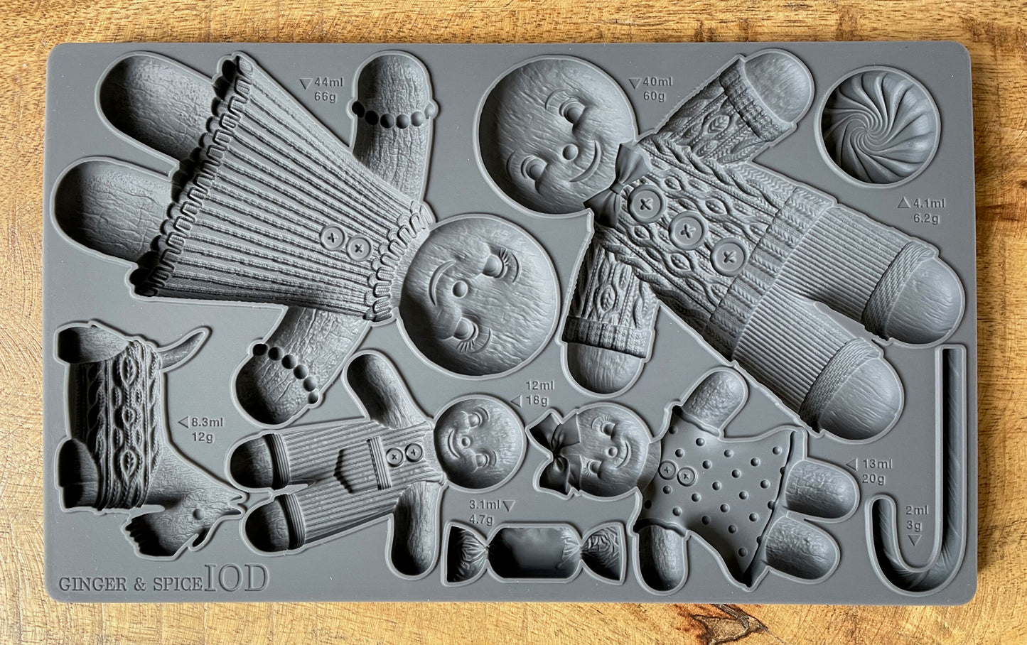 Ginger & Spice Decor Mould By IOD Limited Edition