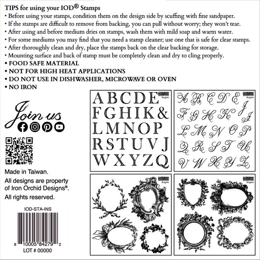 Insignia 6x6 IOD Mini Stamp™ 4 Pages w/4  Envelopes & 1 Case