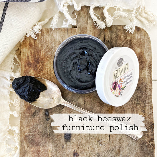 Beeswax furniture polish – Black