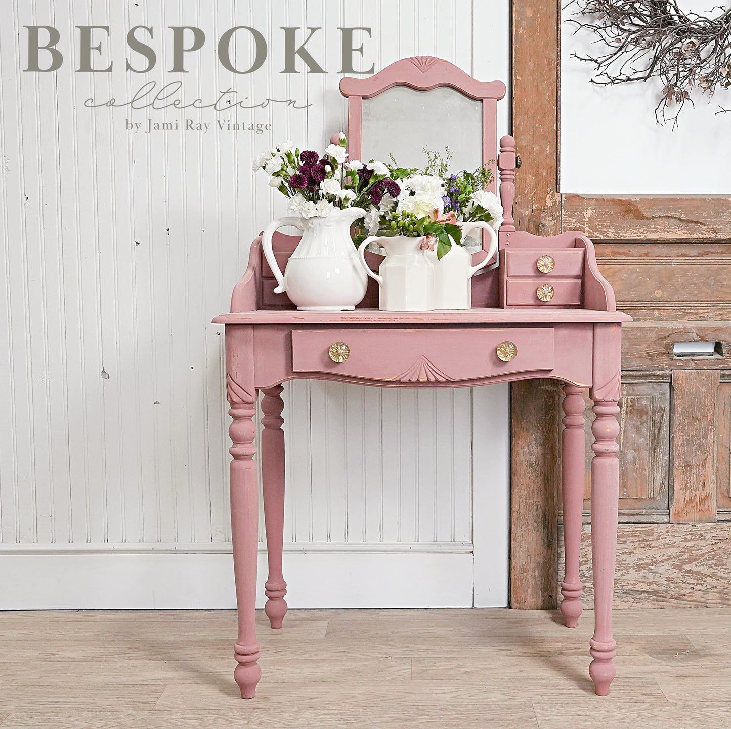 Bespoke Collection, Trellis Rose, created by Jami Ray Vintage, and Sweet Pickins Milk Paint